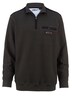 Men+ Sweatshirt, Bauchfit, Troyerkragen, farbige Details
