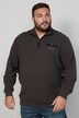 Men+ Sweatshirt, Bauchfit, Troyerkragen, farbige Details