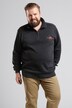 Men+ Sweatshirt, Bauchfit, Troyerkragen, farbige Details