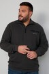 Men+ Sweatshirt, Bauchfit, Troyerkragen, farbige Details