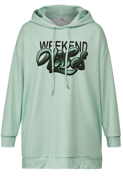 Hoodie, Schriftzug, Kapuze, Langarm