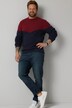 Pullover mit modernem Color Blocking