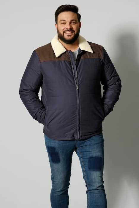 Steppjacke mit Teddy Fell