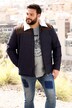 Steppjacke mit Teddy Fell