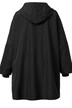 Regenponcho, wasserdicht, oversized, Kapuze