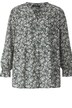Bluse, Blümchen, Rundhals, Langarm