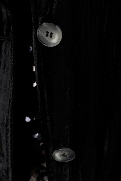 Samtblazer, Crash-Samt, Revers, Langarm