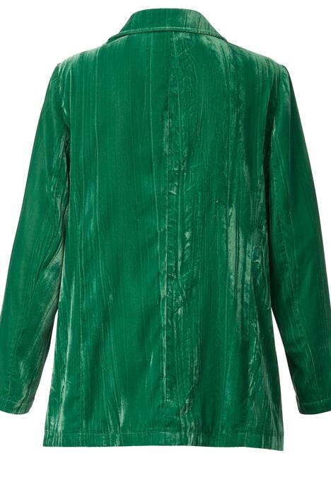 Samtblazer, Crash-Samt, Revers, Langarm