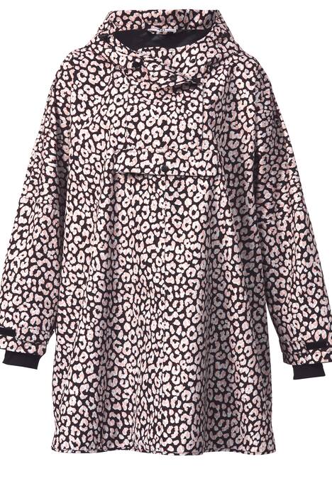 Regenponcho, wasserdicht, oversized, Color-Leo, Kapuze