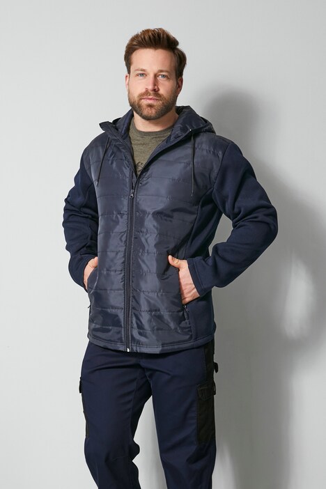 Men+ Hybridjacke, Stepp/Strick, Bauchfit, bis 82