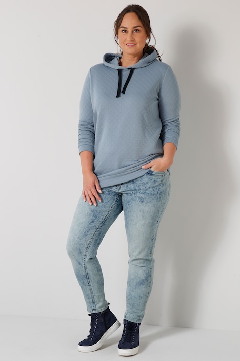 Hoodie, Stepp-Sweat, Kapuze, Langarm