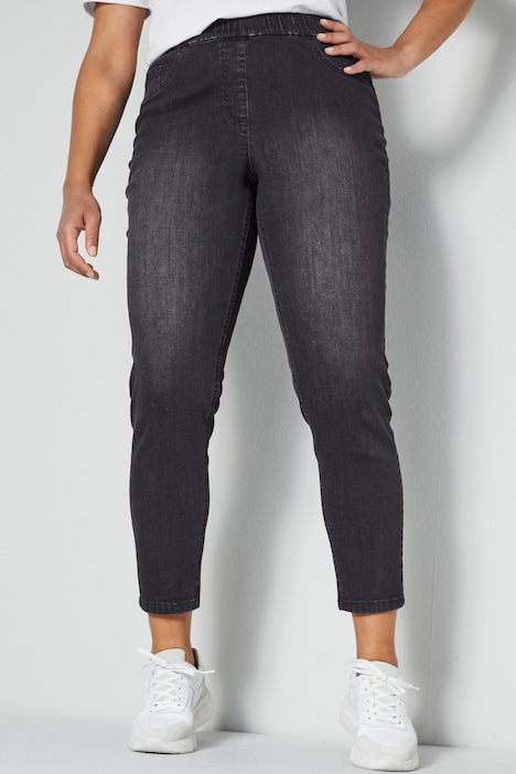 Jeggings, Tight Fit, Elastikbund