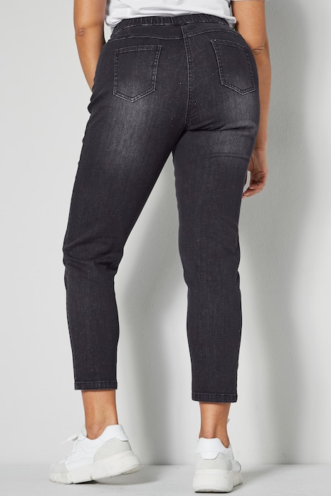 Jeggings, Tight Fit, Elastikbund