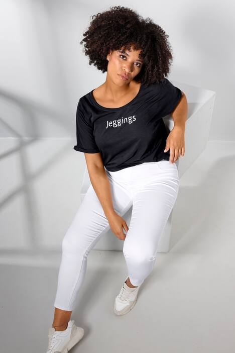 Jeggings, Tight Fit, Elastikbund