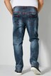 John F. Gee Jeans, Straight Fit, Colornähte, 5-Pocket, bis 35