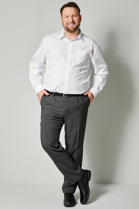 Men+ Hose, Regular Fit, Bundfalten, bis Gr. 35