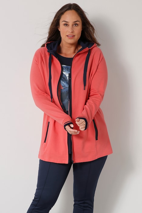 Sweatjacke mit Kapuze