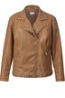 Bikerjacke, Lederoptik, Ziernieten