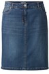 Jeansrock, Straight Fit, 5-Pocket, Gehschlitz