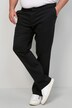 Men + broek, buik-fit, elastische tailleband, tot maat 41