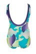 Badeanzug, Softschalen, modischer Druck, Rückenausschnitt