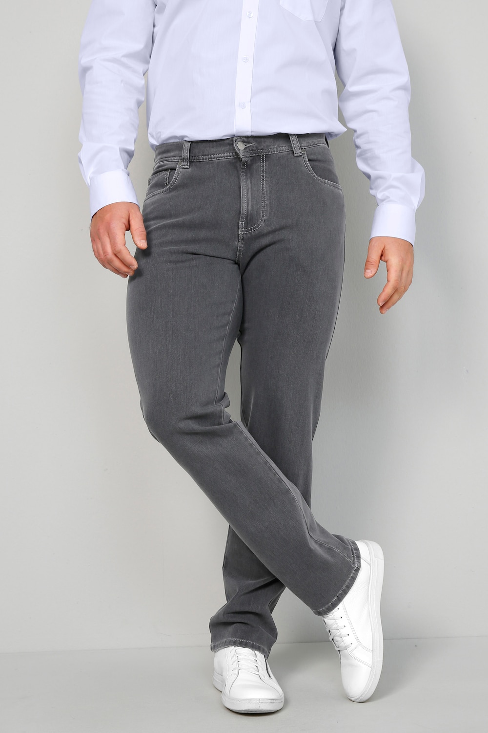 Boston Park Jeans, Stretchdenim, Straight Fit, bis Gr. 35
