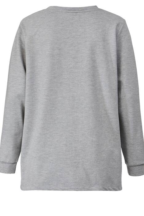 Sweatshirt, Pailletten-Smiley, Langarm