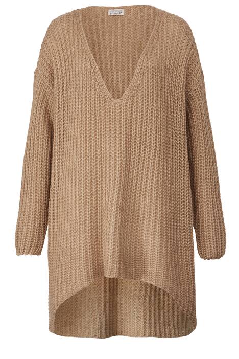 GLEENOD Damen Pullover V-Ausschnitt - Leichtes Sweatshirt Langarm Einfarbig