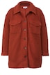 Teddyjacke, Overshirt, Hemdkragen, Langarm, Futter