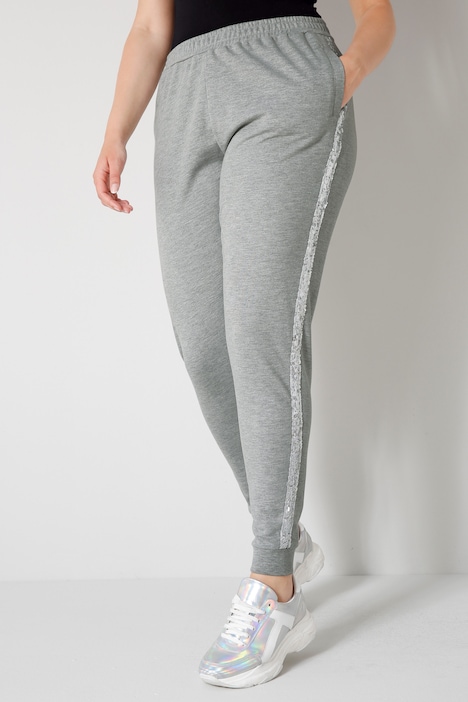 Jogginghose, Paillettenband, Elastikbund
