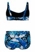 Bikini, tweedelig, softshell, gedrapeerd decolleté
