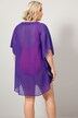 Tuniek, oversized, chiffon, halslijn met decoratief lint, vlinder