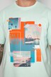 John F. Gee T-Shirt, Halbarm, Print, Rundhals, bis 72/4