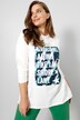 Sweatshirt, A-Line, Schrift-Motiv, Stehkragen, Langarm