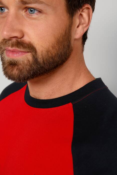 John F. Gee T-Shirt, Raglan-Langarm, zweifarbig, bis 72/74