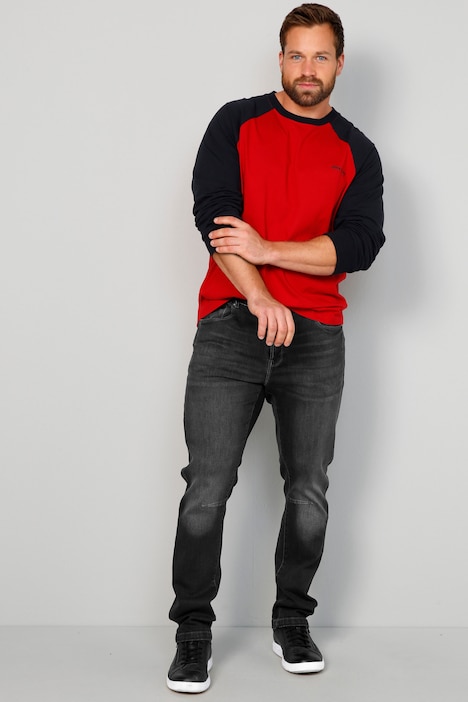John F. Gee T-Shirt, Raglan-Langarm, zweifarbig, bis 72/74