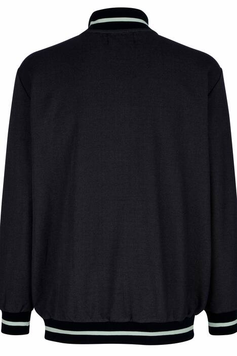 Sweatjacke mit Kontrastdetails