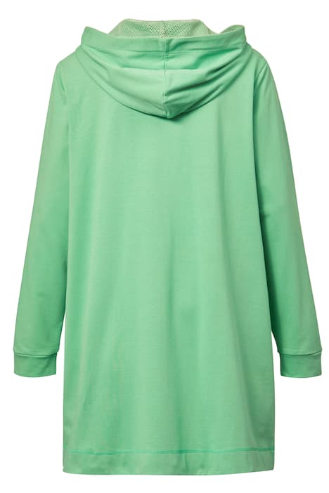 Lang trainingsjasje, capuchon, lange mouwen