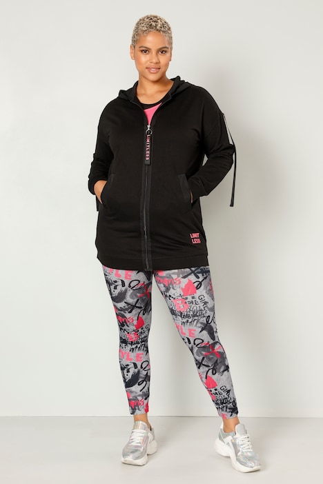 Hoodiejacke, Sweatjacke, Kapuze