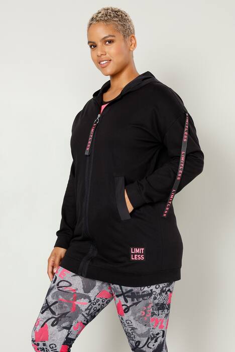 Veste à capuche en molleton