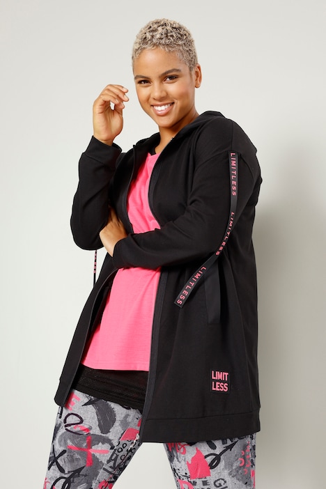 Hoodiejacke, Sweatjacke, Kapuze