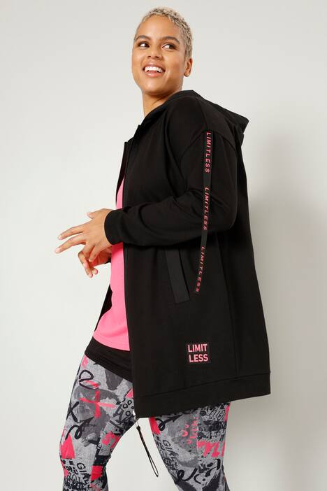 Veste à capuche en molleton