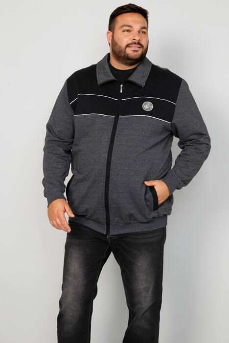 Sweatjacke Spezialschnitt