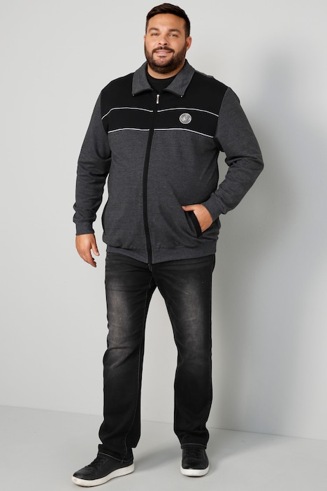 Sweatjacke Spezialschnitt