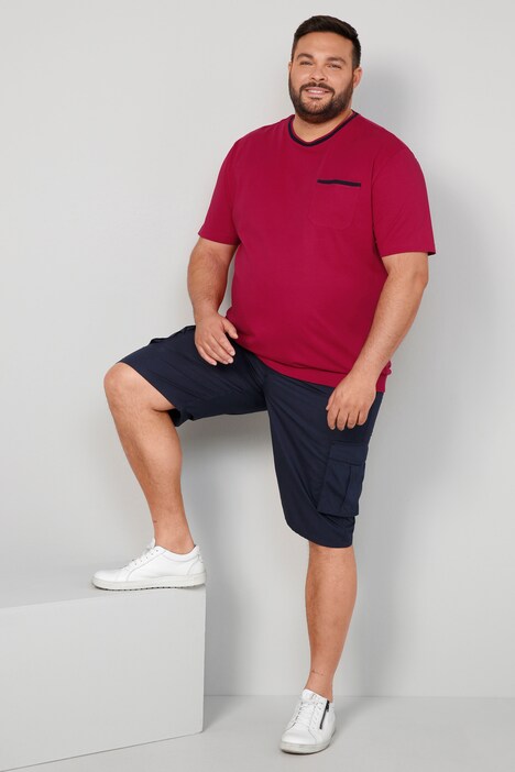 Men+ T-Shirt, Halbarm, Bauchfit, bis 80/82