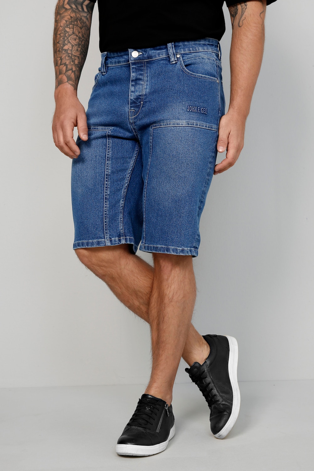 John F. Gee Jeans-Bermuda, Regular Fit, 5-Pocket, bis 74