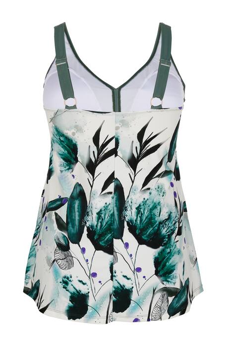 Tankini, Zweiteiler, Softschalen, feiner Druck