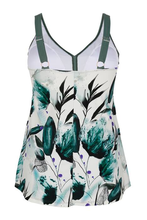 Tankini, Zweiteiler, Softschalen, feiner Druck