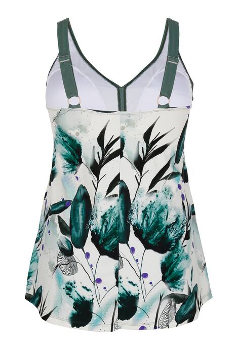 Tankini, Zweiteiler, Softschalen, feiner Druck