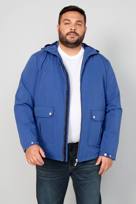 Men+ Jacke, Kapuze, Zipper, Bauchfit, bis 82